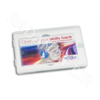 جعبه پلاستیکی شفاف فلش مموری کارتی PLASTIC FLASH CARD MEMORY DRIVE BOX X14